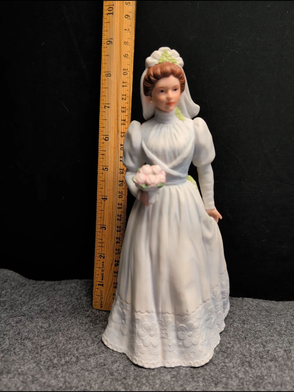 Vintage Home interiors Porcelain Bride Wedding Figurine #1480